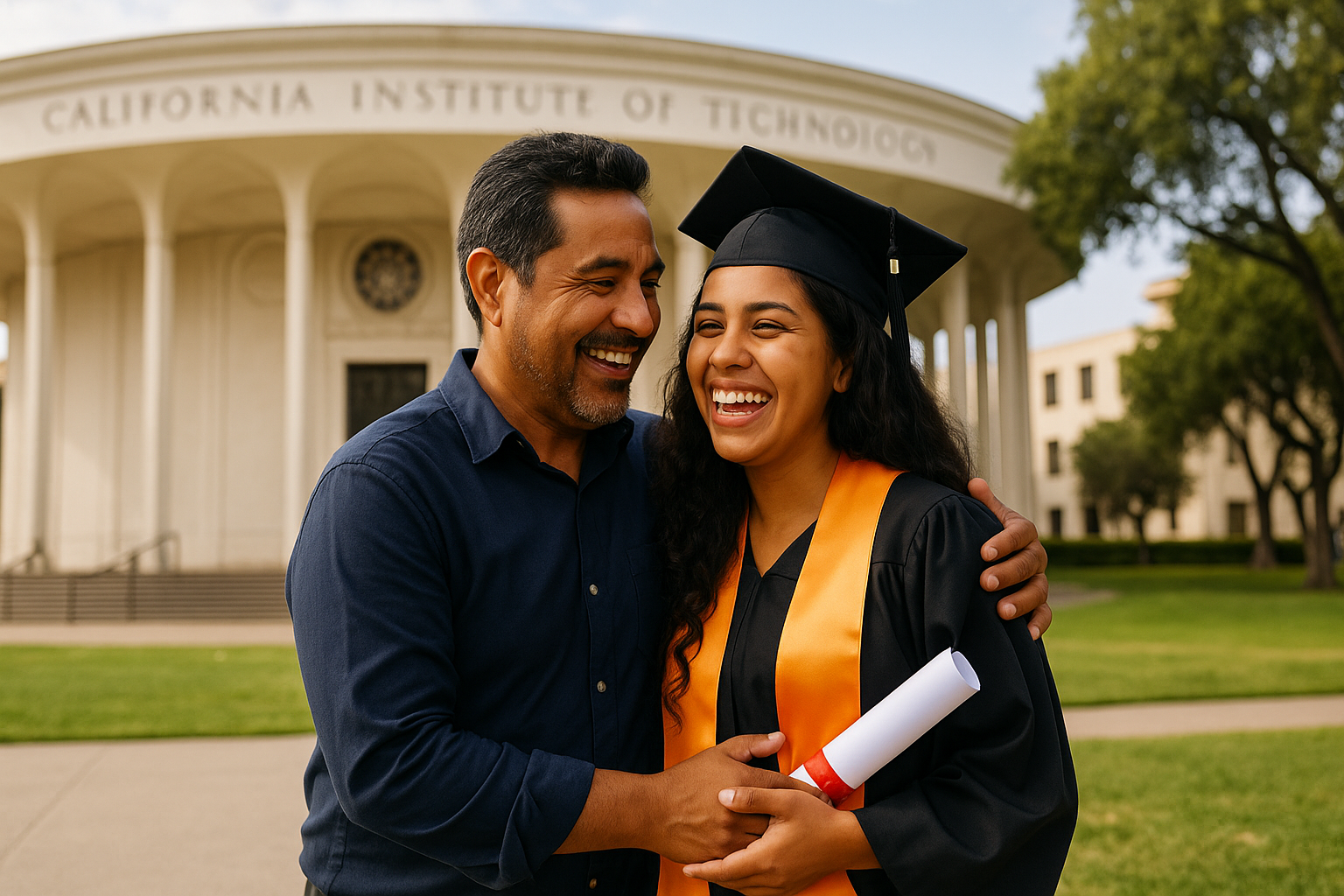 Caltech graduation celebration